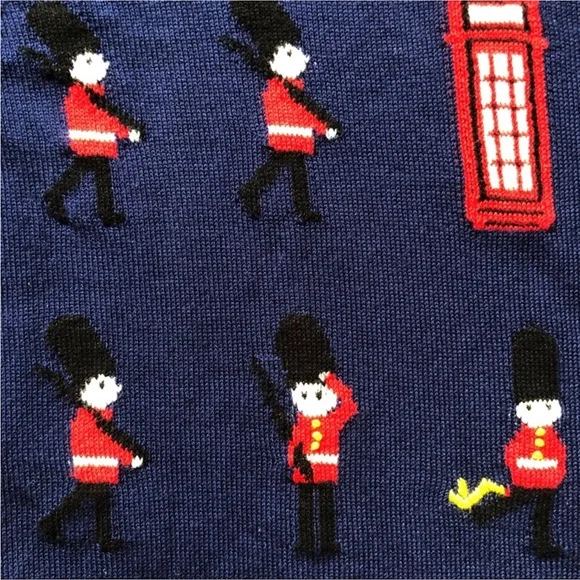 CUTE Ugly Christmas Sweater with Toy Soldiers London Nutcracker by Talbots - Picture 10 of 16